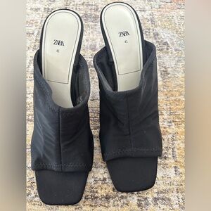 Zara Black Mules for Women